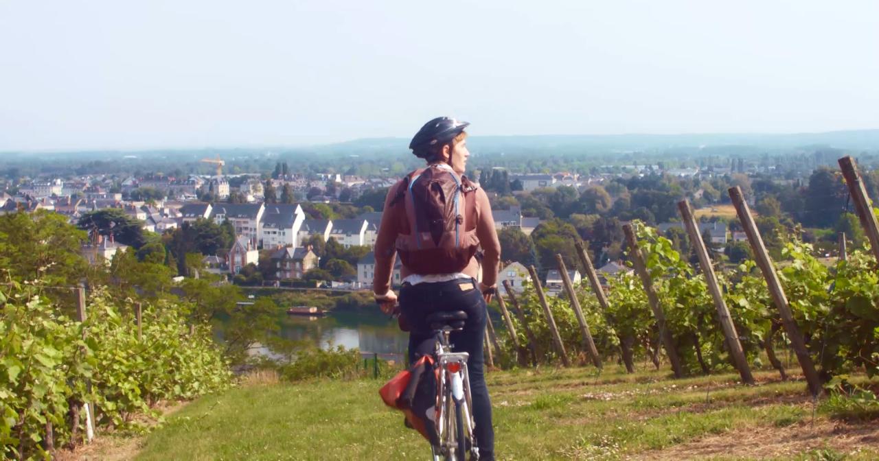 Cycling the Loire Valley vineyard ©Atout France 