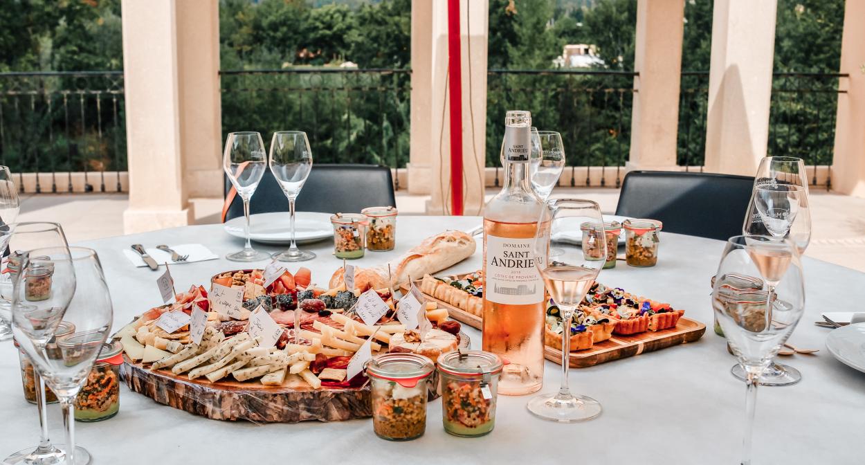 Provence wine & food pairing @Les Gorges de Pennafort ©Grapechic