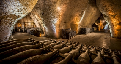 Visite caves champagne crayère ©Veuve Clicquot Leif Carlsson
