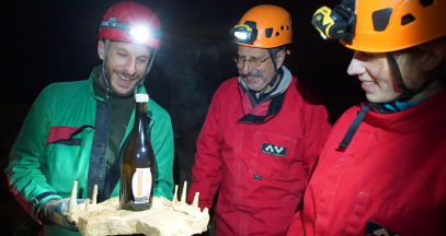 Speleology and wine tasting in France @NatureTripJura